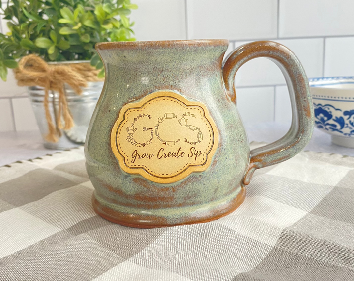 Grow Create Sip | Handcrafted Stoneware Mug