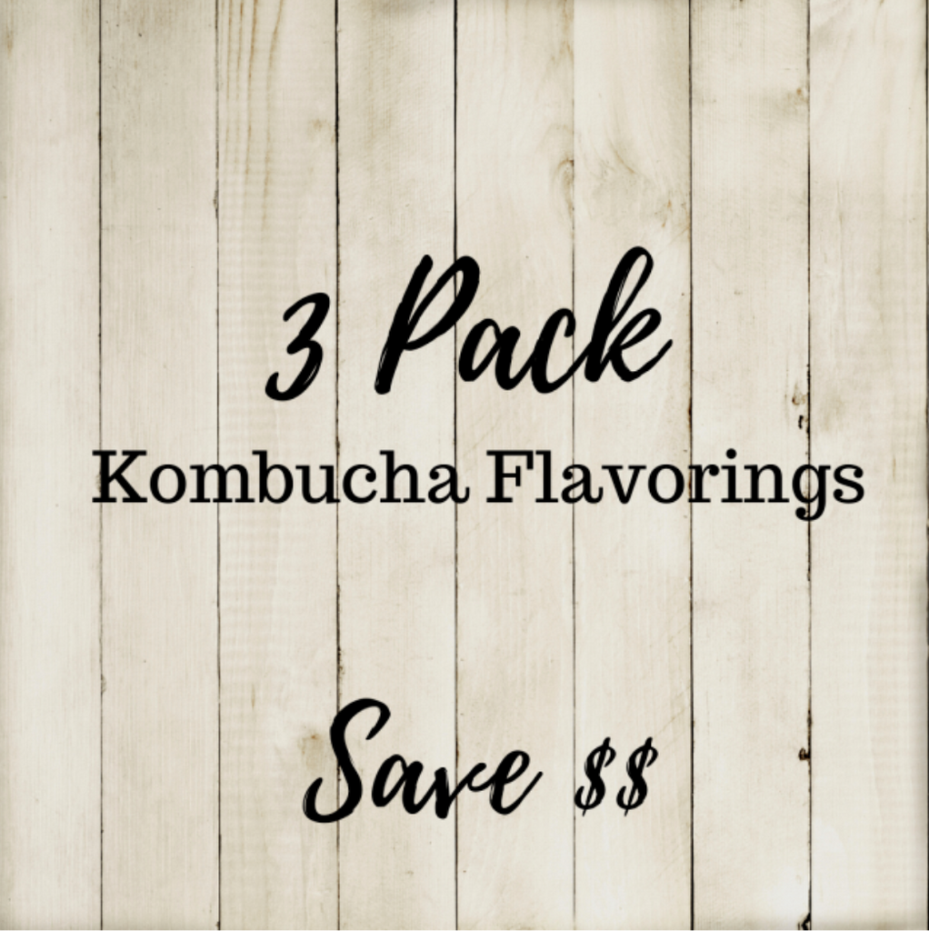 Kombucha Flavor Packs - Pick 3 & Save $$ – Farmhouse Teas